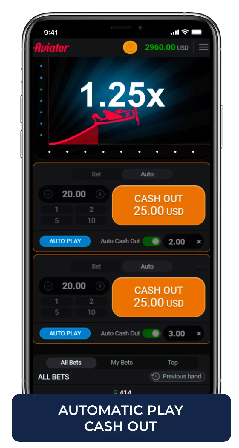 aviator automatic play - cash out